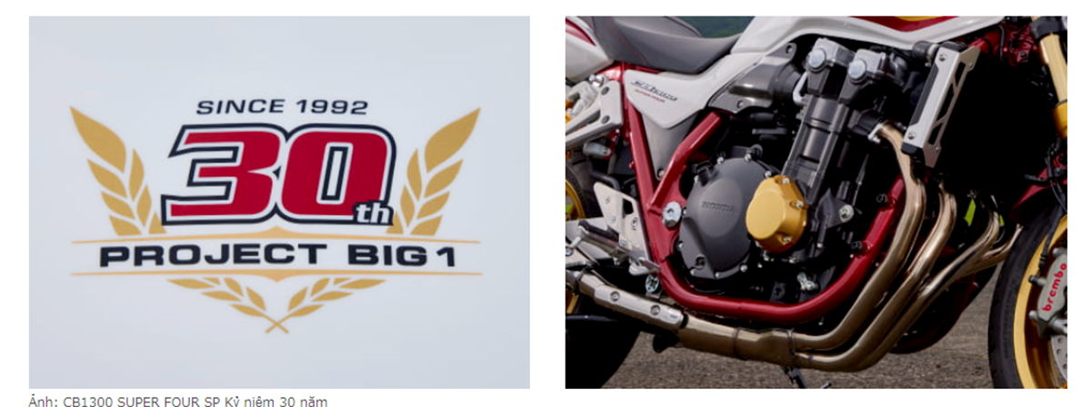 logo Honda CB1300SF anniversay 30 năm